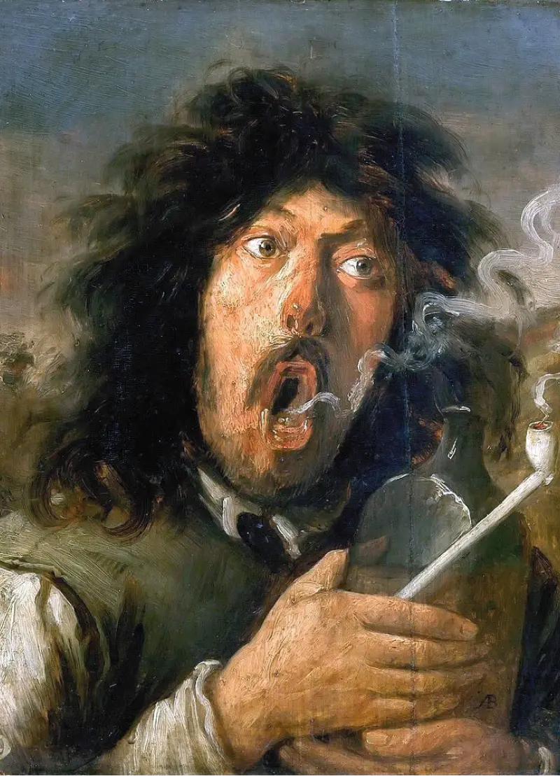 Un tableau de Joos van Craesbeeck : The Smoking Man