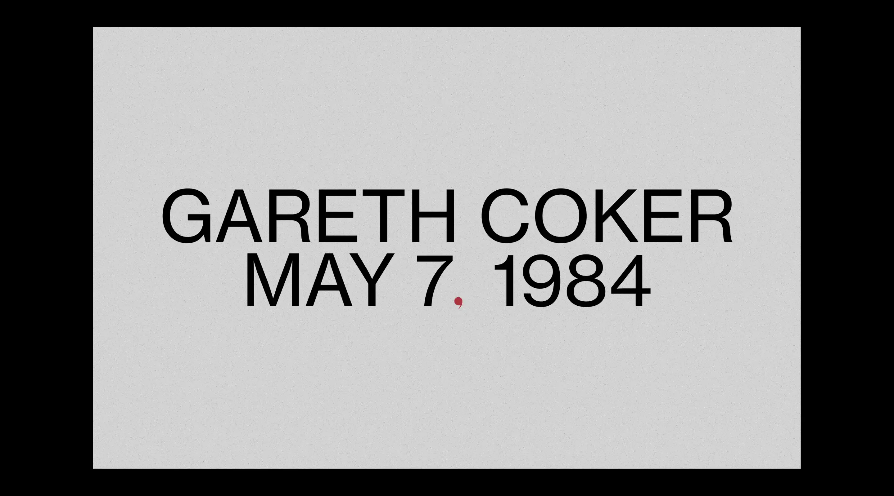 Archive 4 : la biographie de Gareth Coker